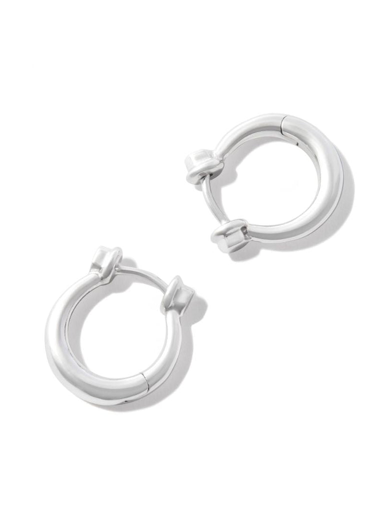 Sterling Silver Malik 10 Hoop Earrings
