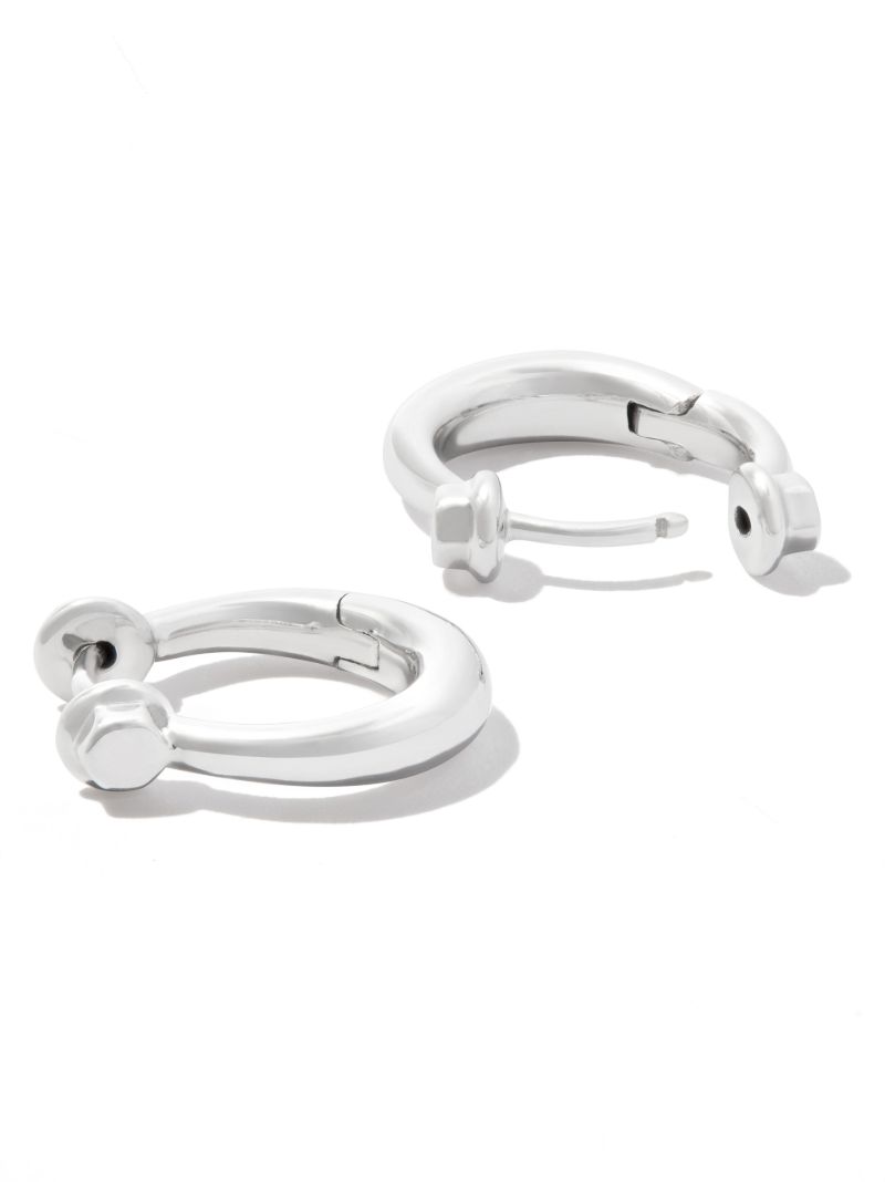 Sterling Silver Malik 10 Hoop Earrings