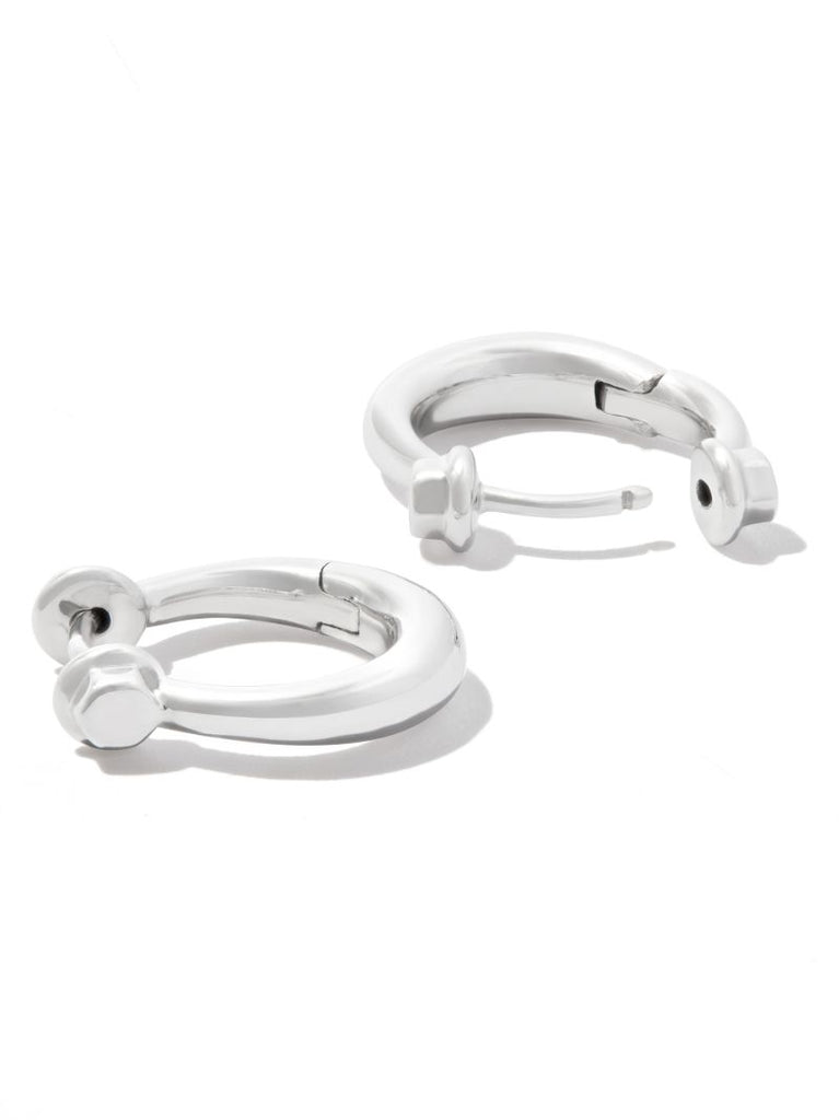 Sterling Silver Malik 10 Hoop Earrings