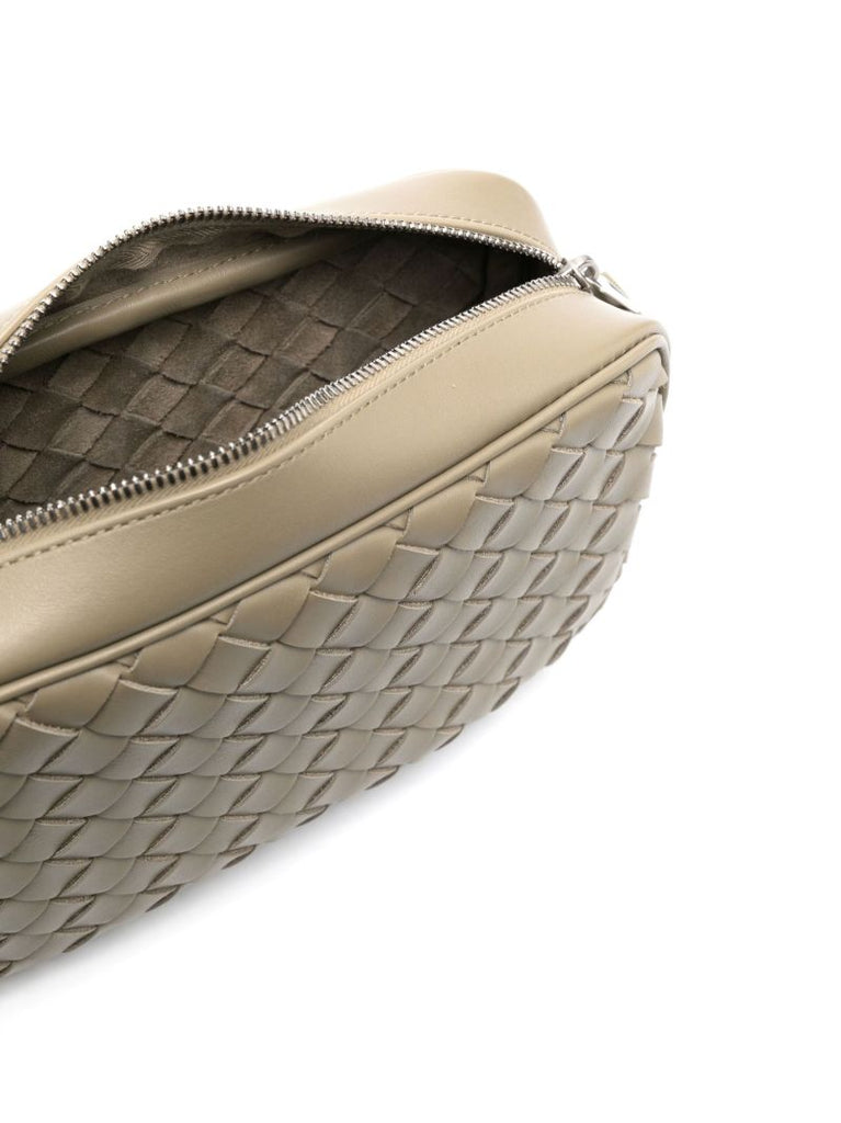 Neutral Small Classic Intrecciato Camera Bag