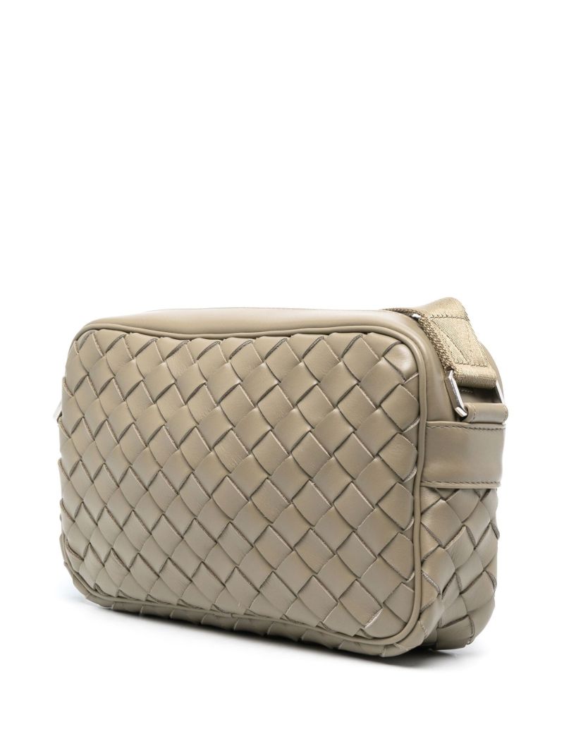 Neutral Small Classic Intrecciato Camera Bag