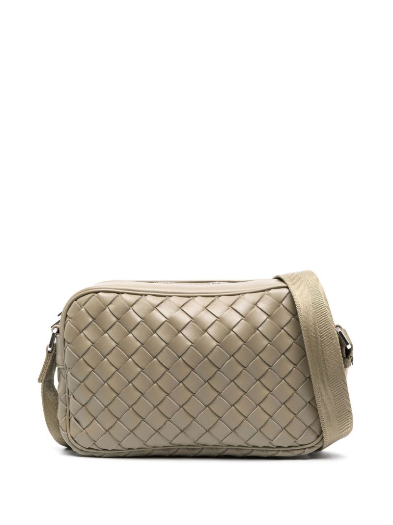 Neutral Small Classic Intrecciato Camera Bag