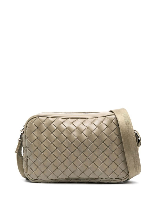Neutral Small Classic Intrecciato Camera Bag