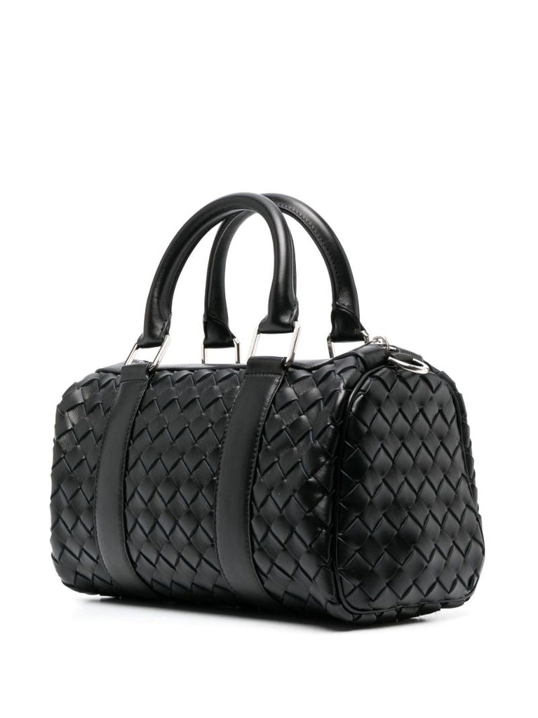 Black Classic Intrecciato Mini Tote Bag