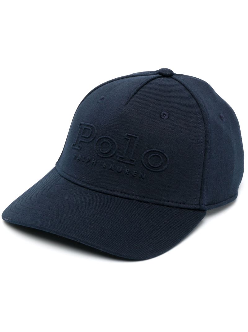 Blue Embroidered-logo Baseball Cap