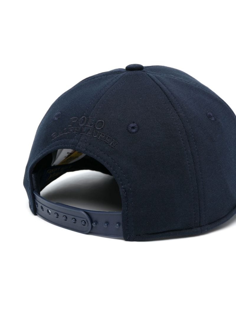 Blue Embroidered-logo Baseball Cap