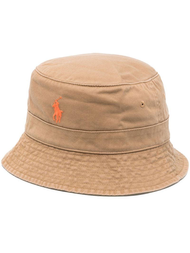 Neutral Pony Embroidered Bucket Hat