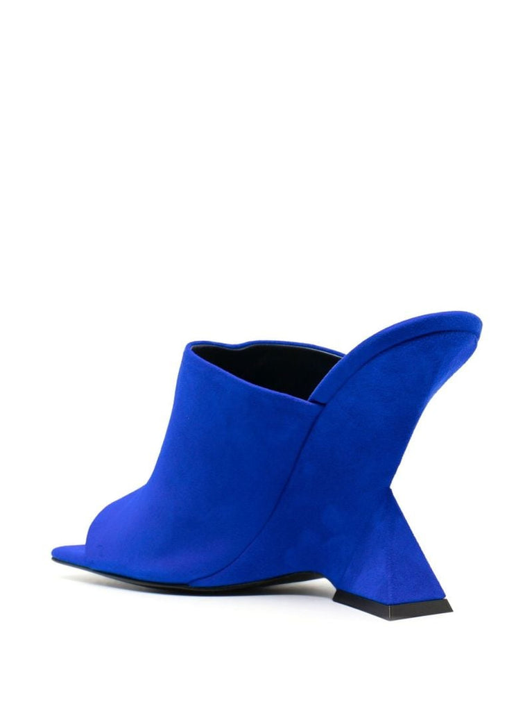 Blue Cheope 105 Suede Mules