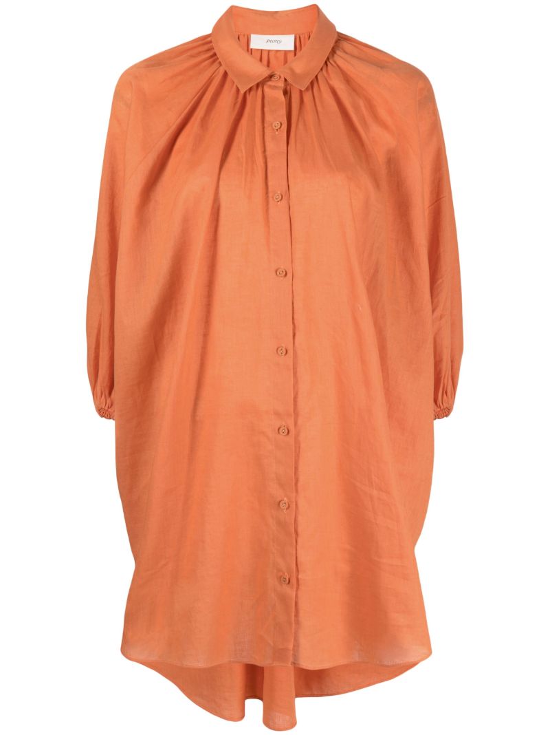 Orange Afterswim Mini Dress
