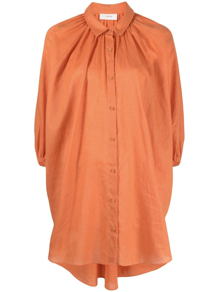 Orange Afterswim Mini Dress