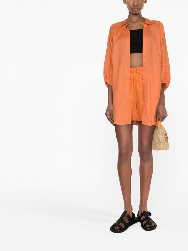 Orange Afterswim Mini Dress