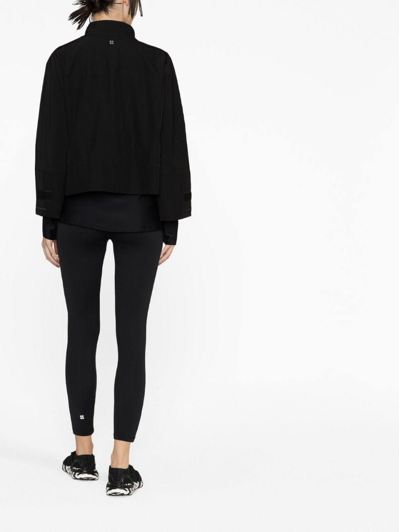 Black Fast Lane Running Jacket