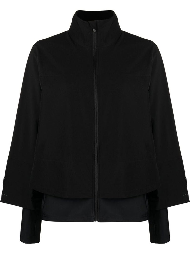 Black Fast Lane Running Jacket