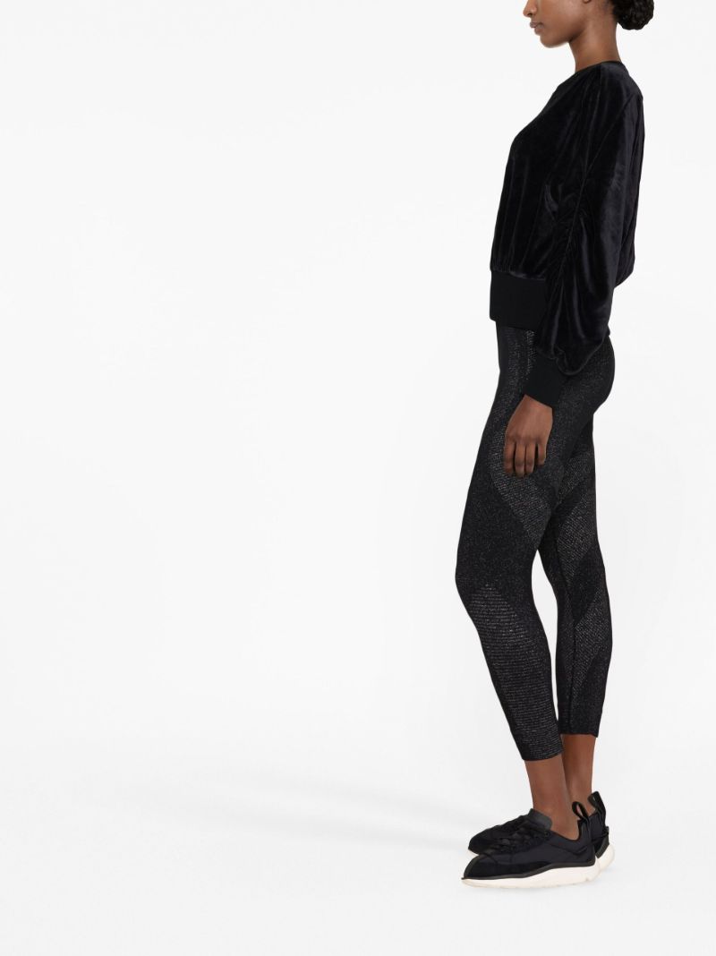 Black Spark 7/8 Training Leggings