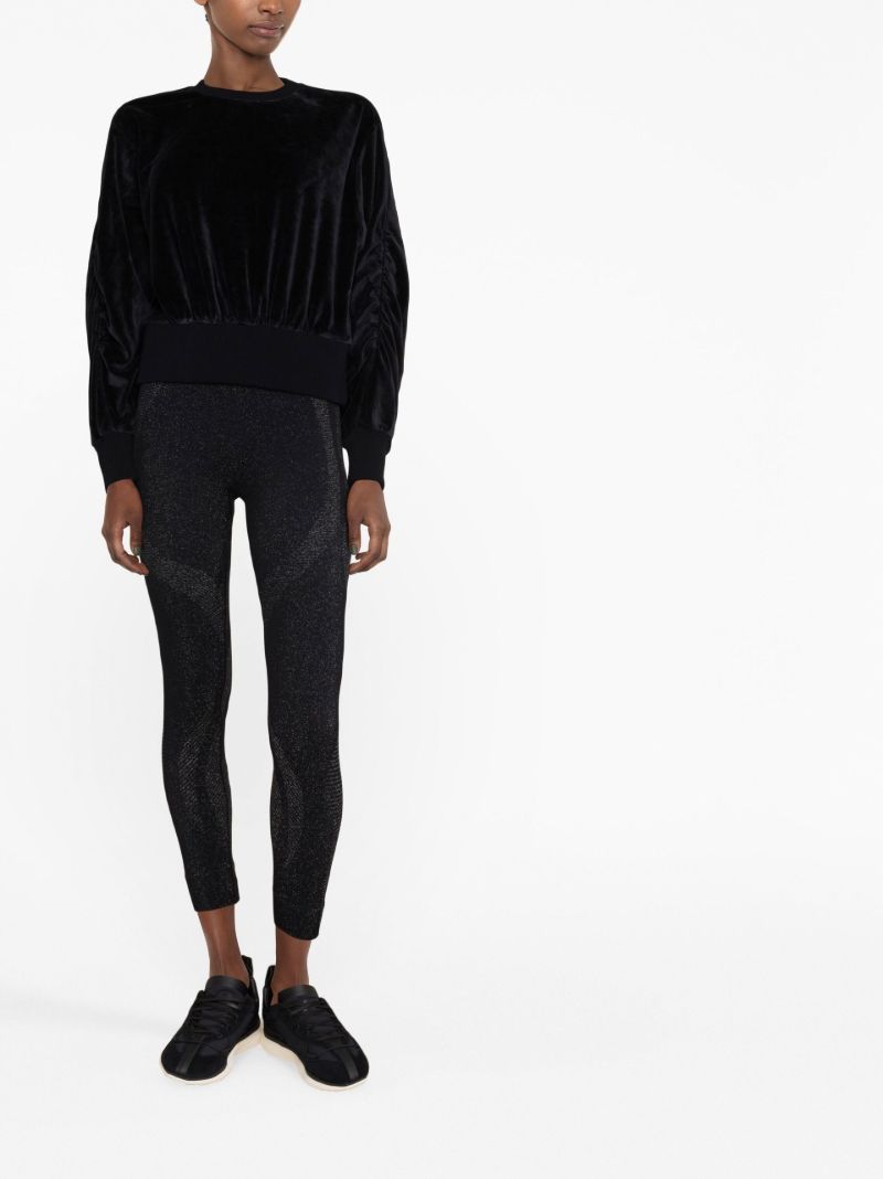 Black Spark 7/8 Training Leggings