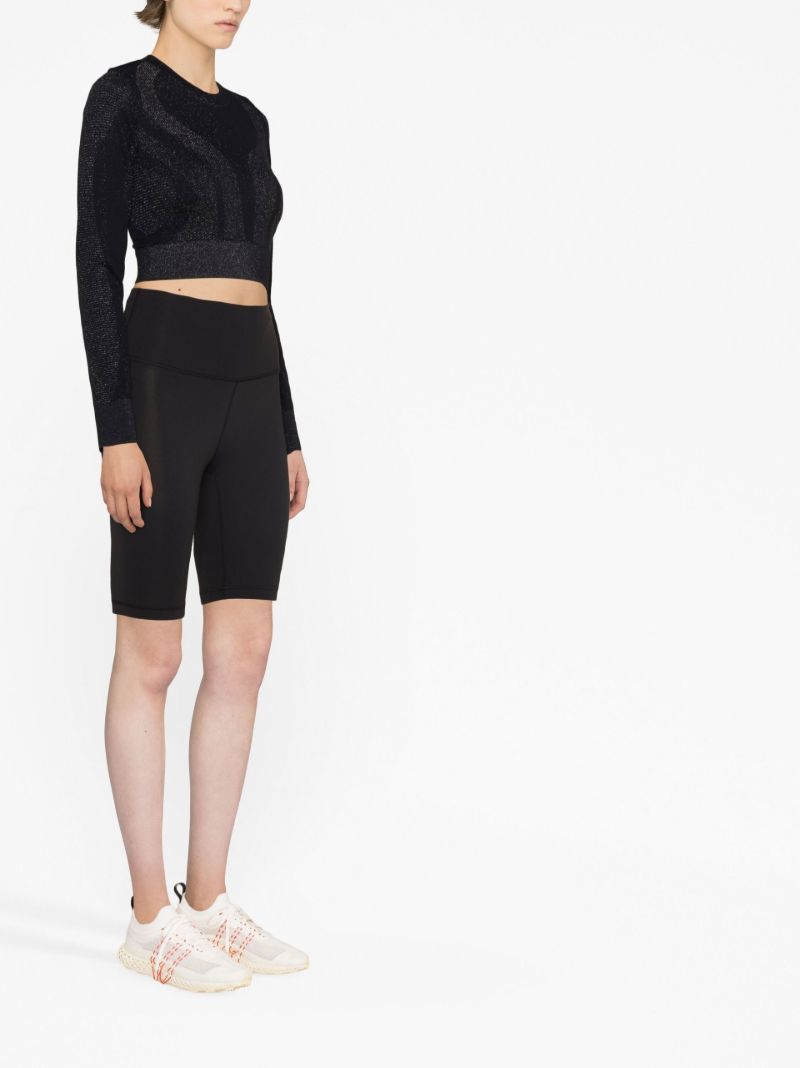 Black Spark Training Crop Top