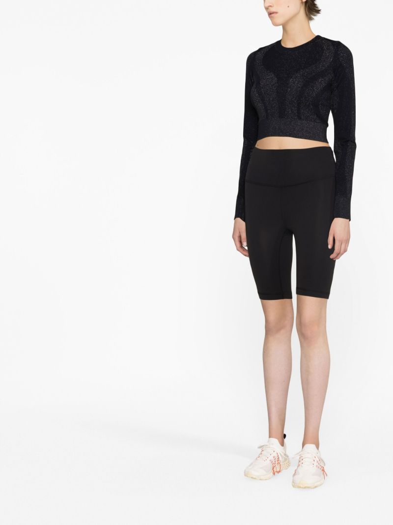 Black Spark Training Crop Top