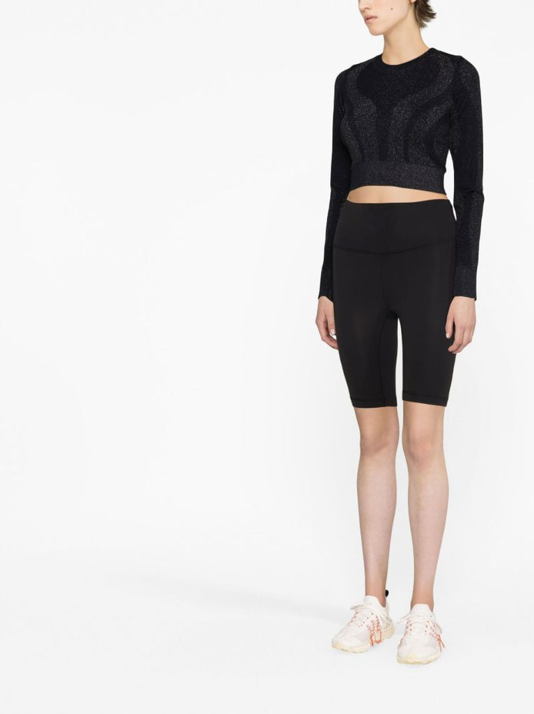 Black Spark Training Crop Top
