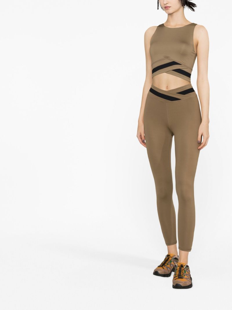 Brown All Day Training Leggings