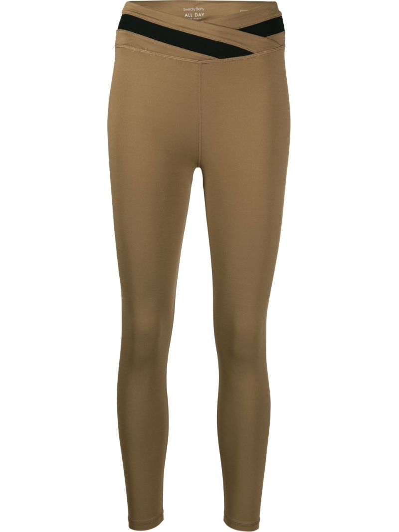 Brown All Day Training Leggings