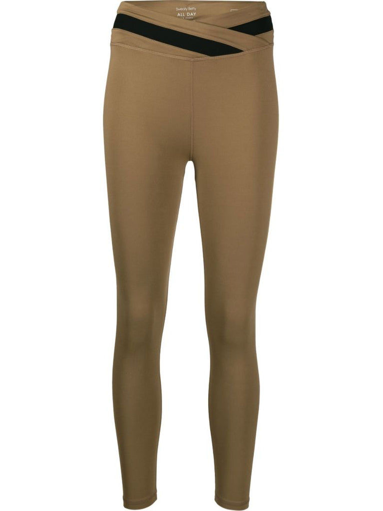 Brown All Day Training Leggings