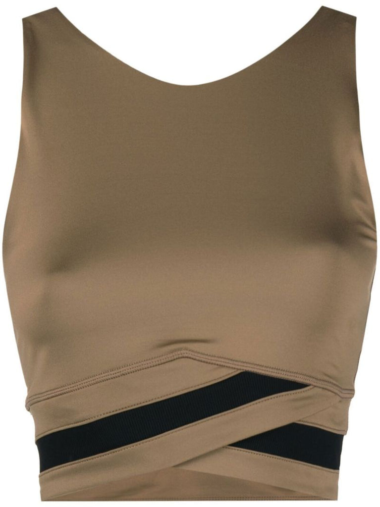 Brown All Day Yoga Tank Top