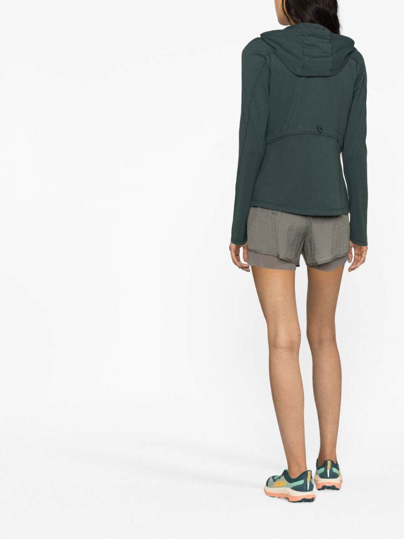 Green Hooded Training Jacket