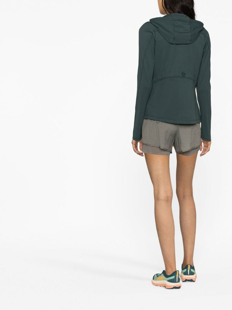 Green Hooded Training Jacket