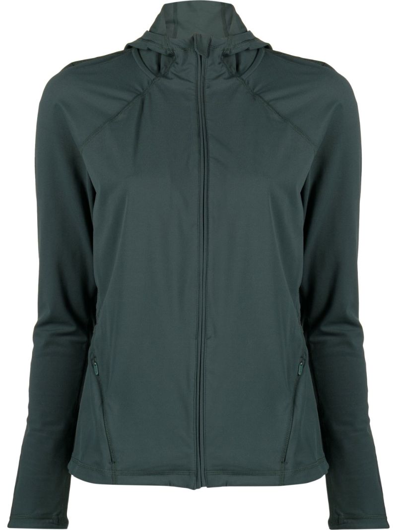 Green Hooded Training Jacket