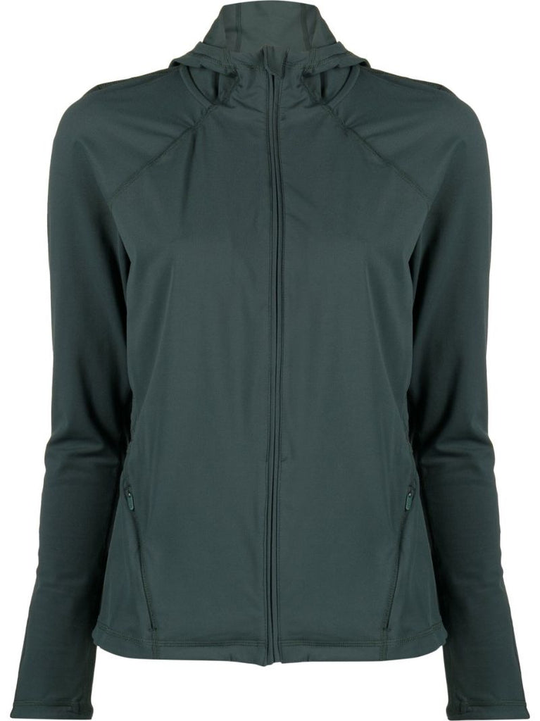 Green Hooded Training Jacket