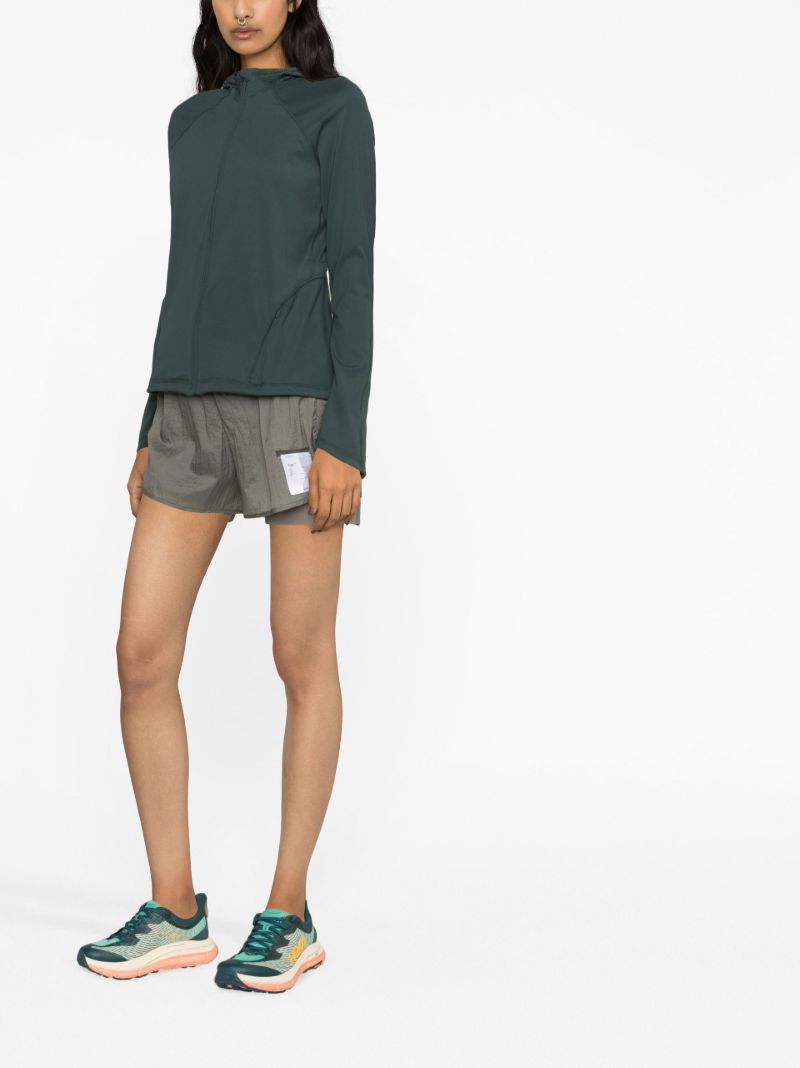 Green Hooded Training Jacket