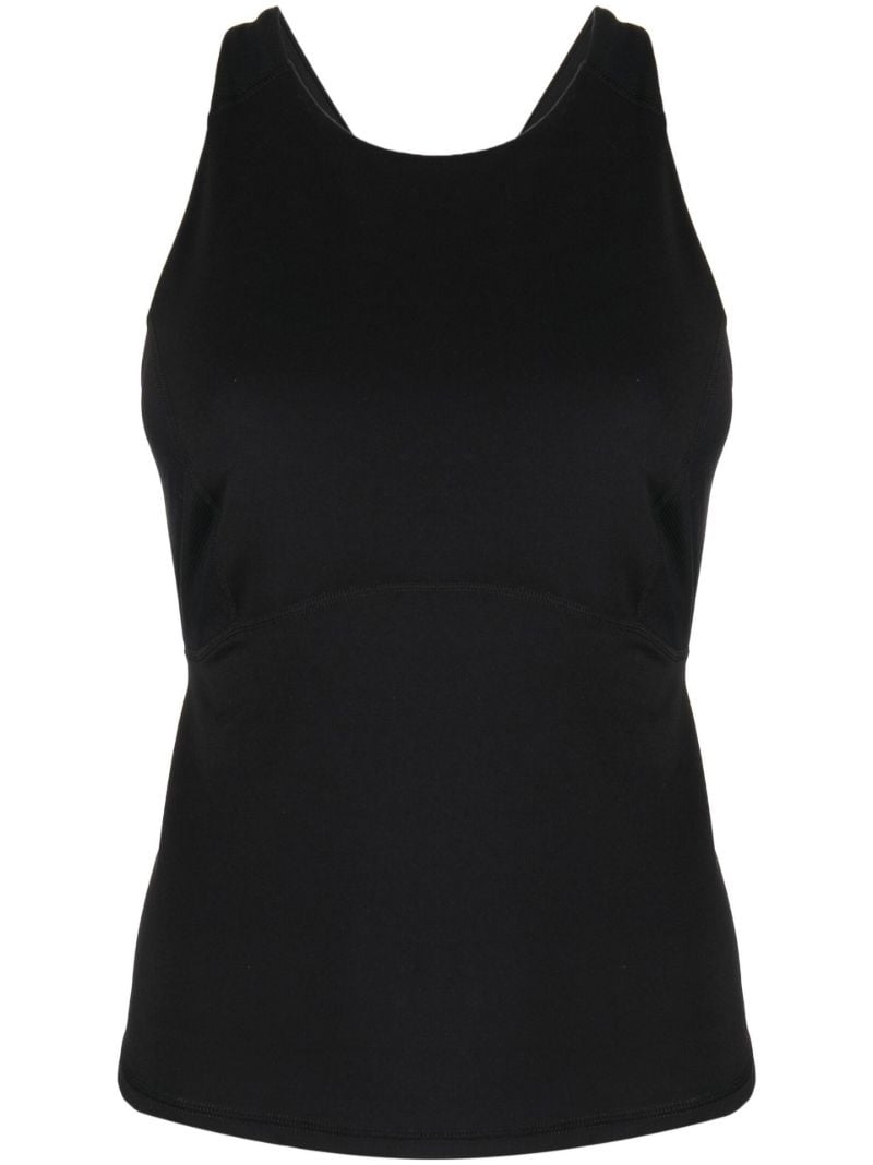 Black Super Soft Rib Training Tank Top