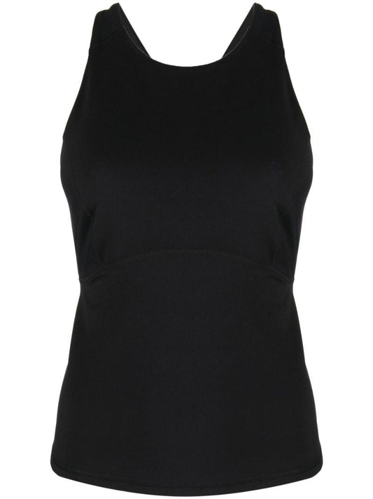 Black Super Soft Rib Training Tank Top