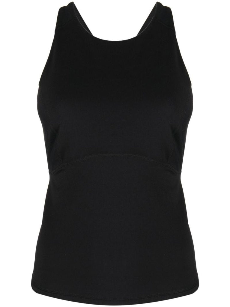 Black Super Soft Rib Training Tank Top