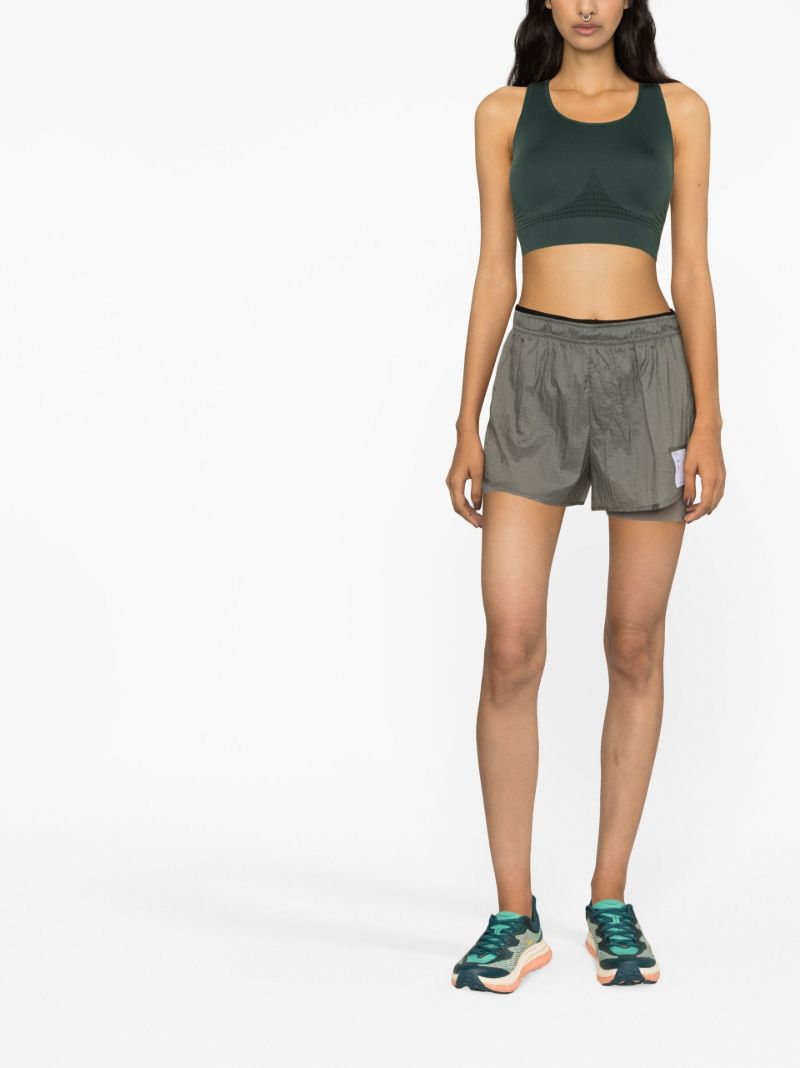 Green Stamina Training Sports Bra