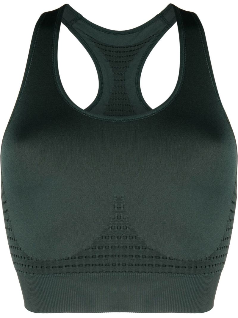 Green Stamina Training Sports Bra