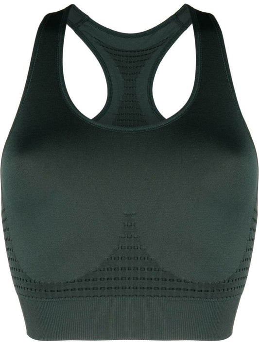 Green Stamina Training Sports Bra