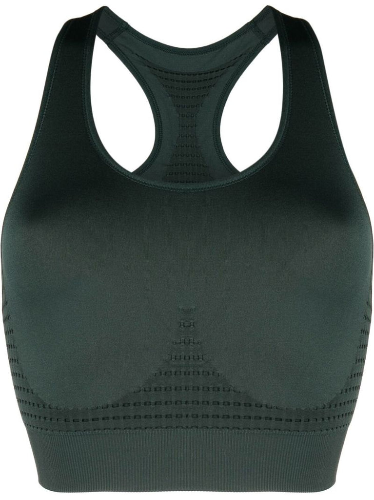 Green Stamina Training Sports Bra
