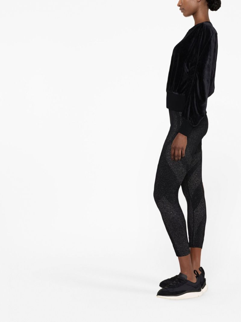 Black Retake Velour Sweatshirt