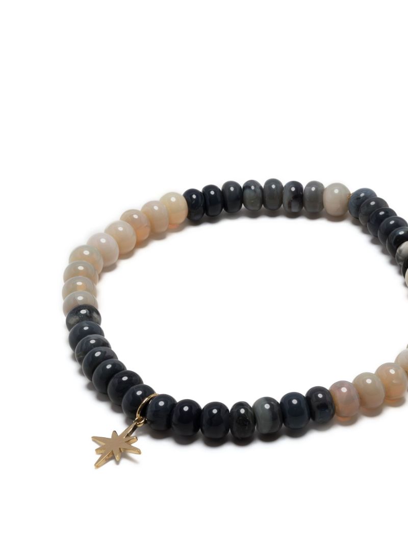 14k Yellow Gold Opal Beaded Bracelet