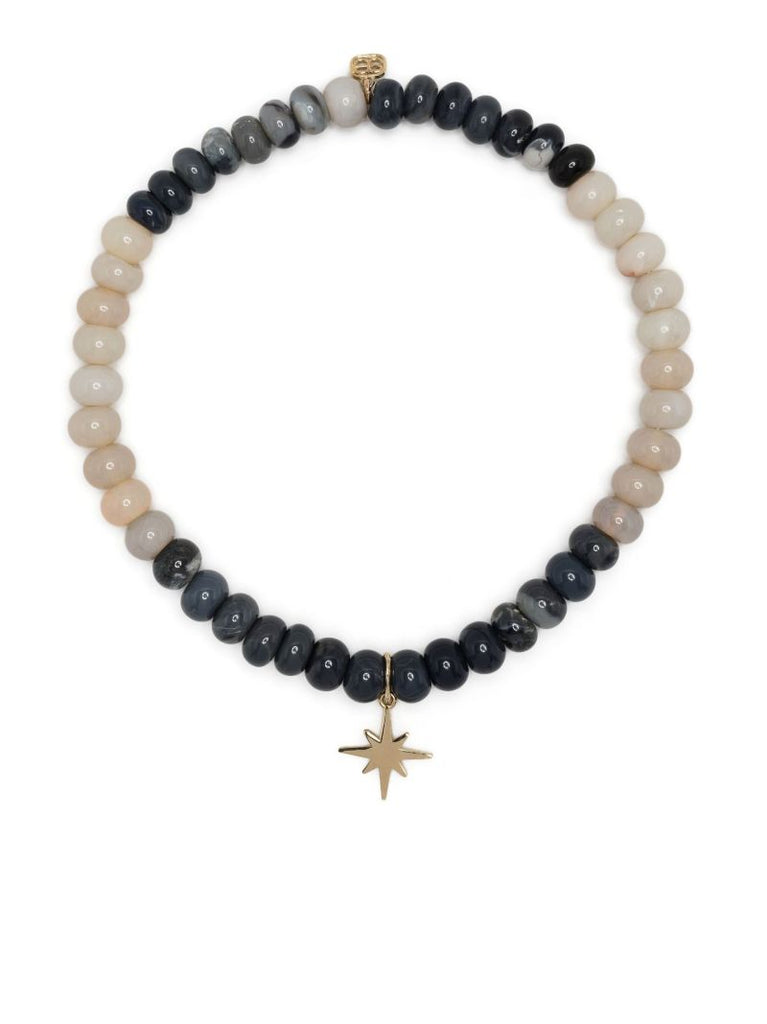 14k Yellow Gold Opal Beaded Bracelet