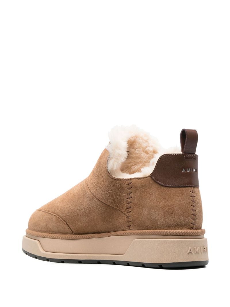 Brown Malibu Shearling Ankle Boots