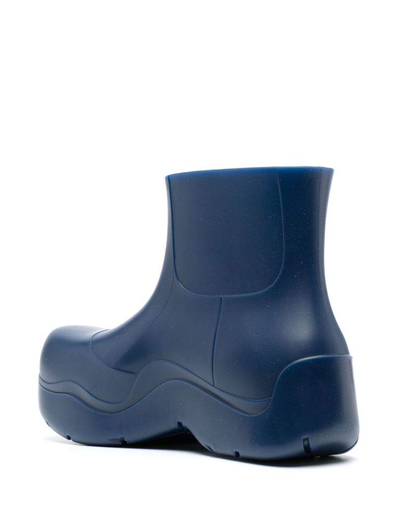 Blue Puddle Rubber Ankle Boots