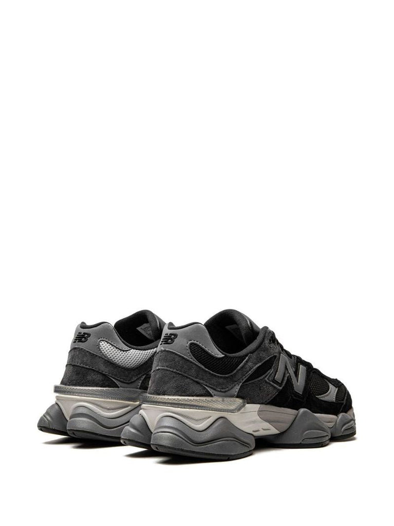 Black 9060 Panelled Low-top Sneakers