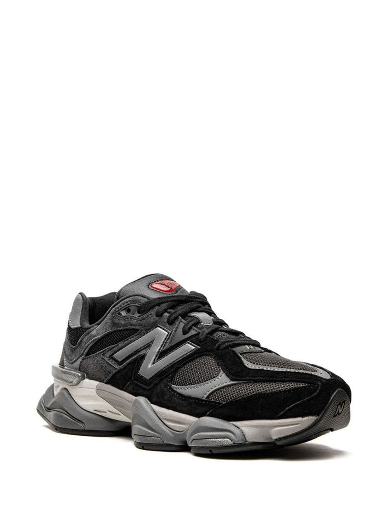 Black 9060 Panelled Low-top Sneakers
