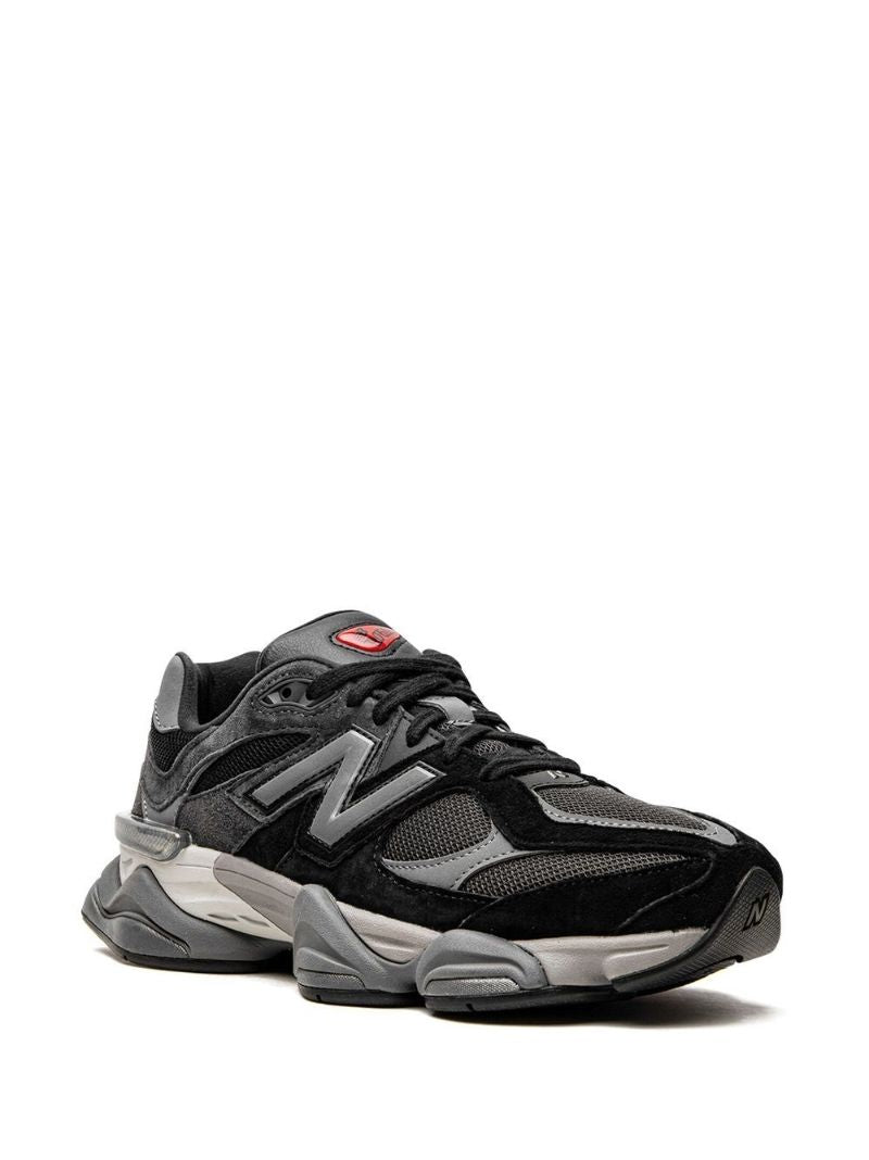 Black 9060 Panelled Low-top Sneakers
