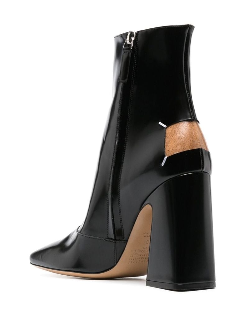 Black Leather Ankle Boots