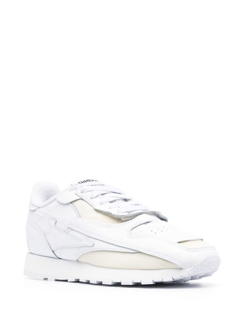 X Reebok White Leather Sneakers
