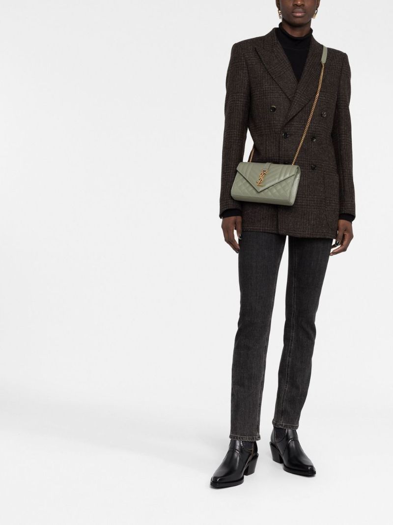 Green Small Envelope Cross Body Bag