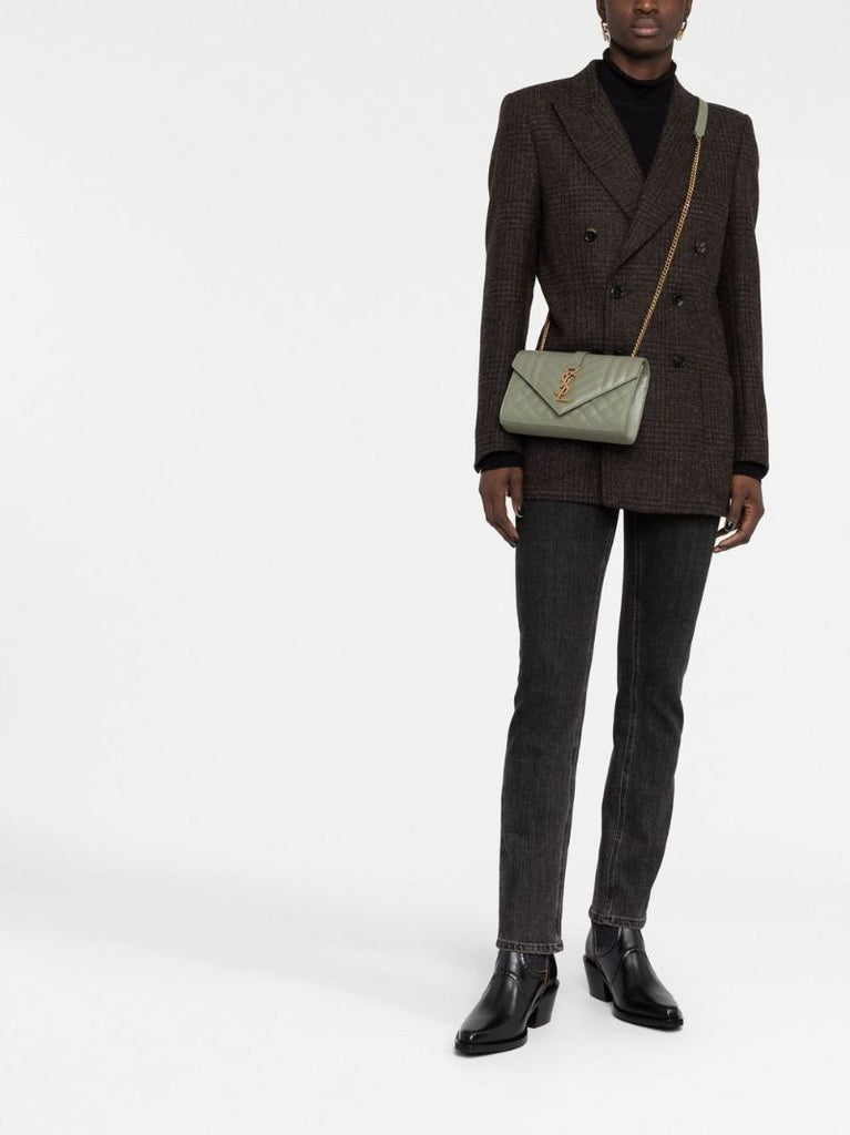Green Small Envelope Cross Body Bag